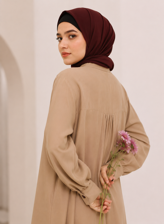 Desert Fawn Premium Sherwani Abaya
