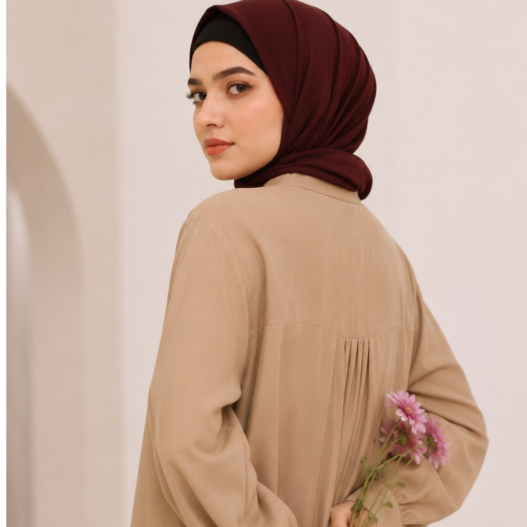 Desert Fawn Premium Sherwani Abaya