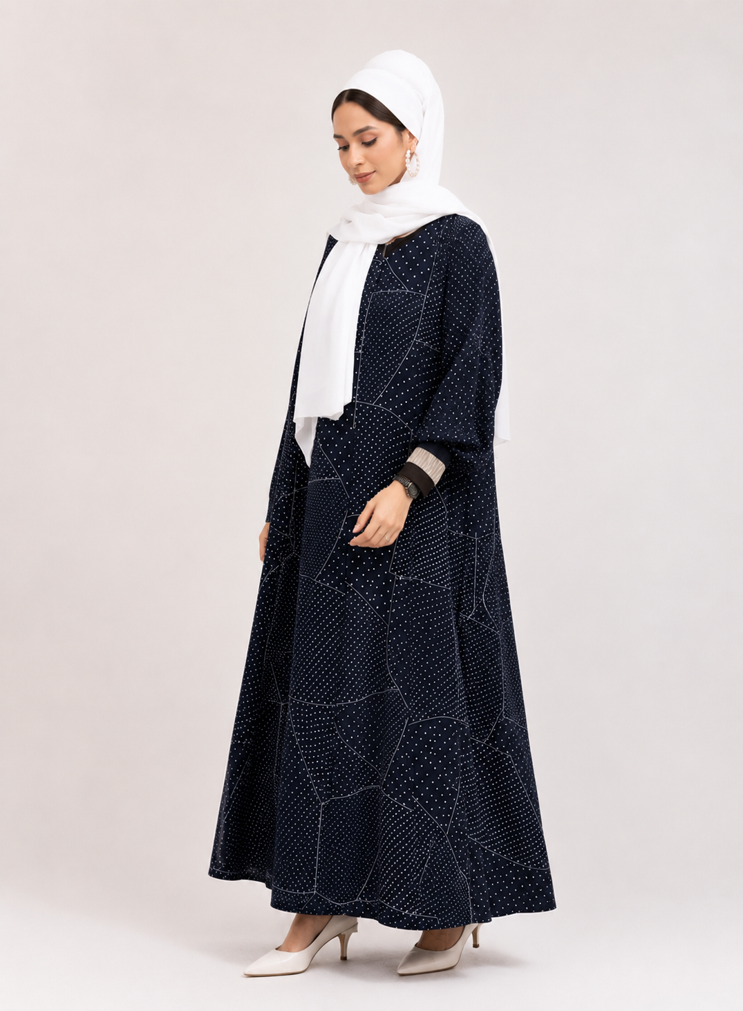 Navy Blue Premium Abaya