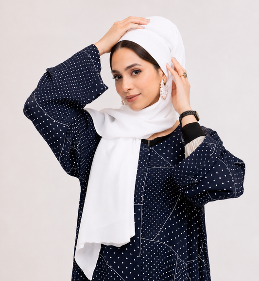 Navy Blue Premium Abaya