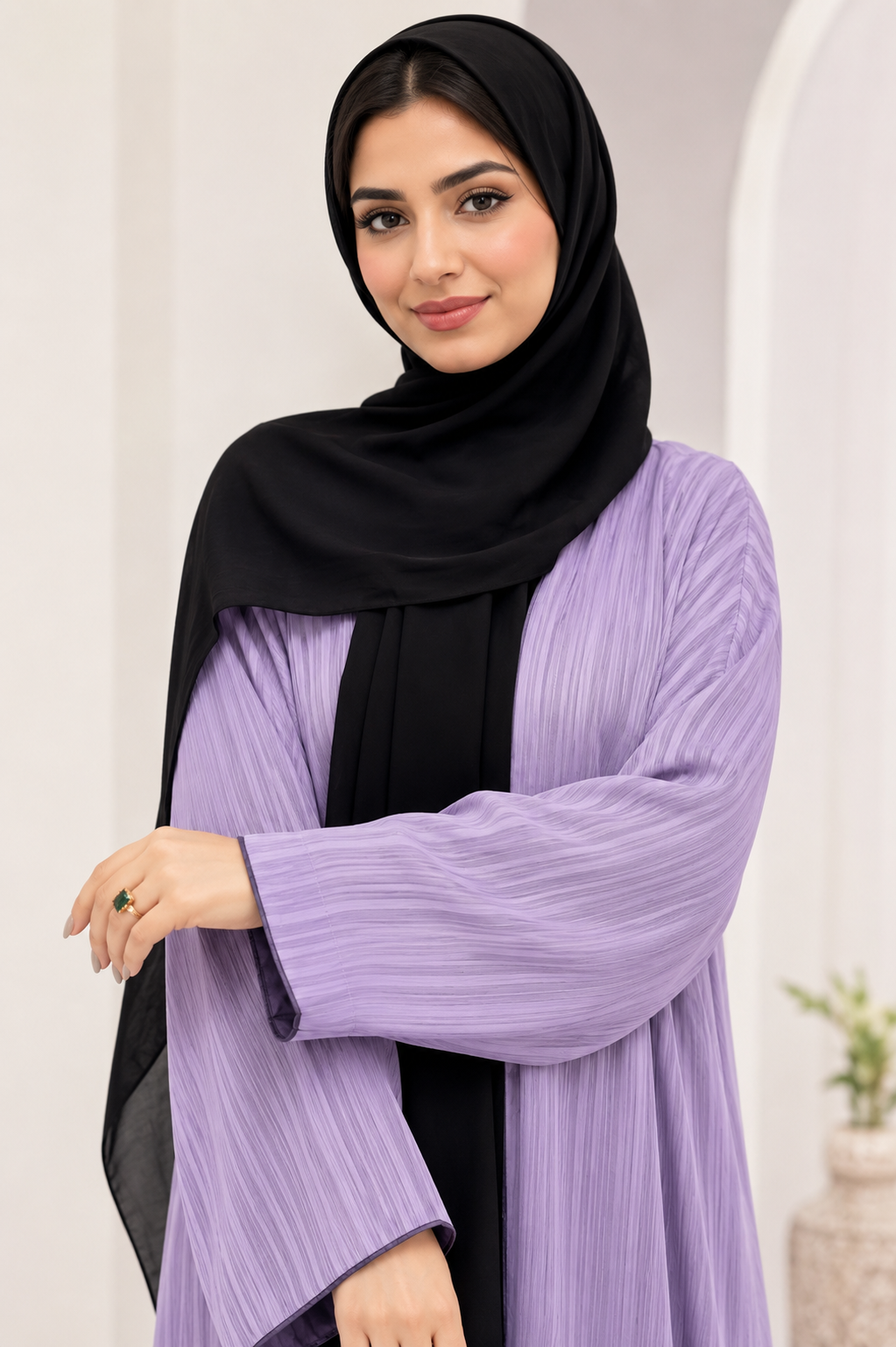 Light Purple Abaya