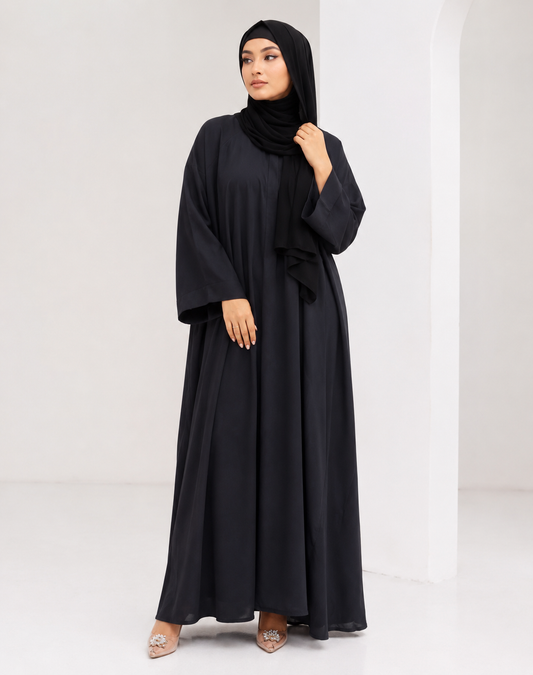 Black Georgette Abaya