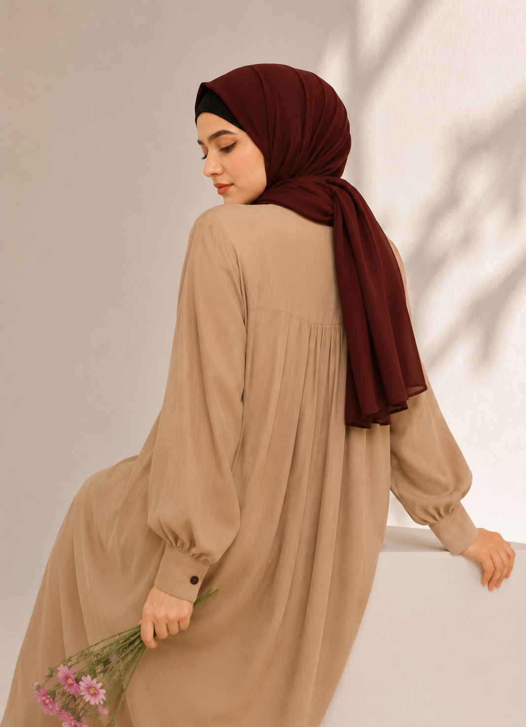 Desert Fawn Premium Sherwani Abaya