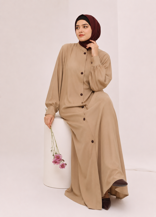 Desert Fawn Premium Sherwani Abaya