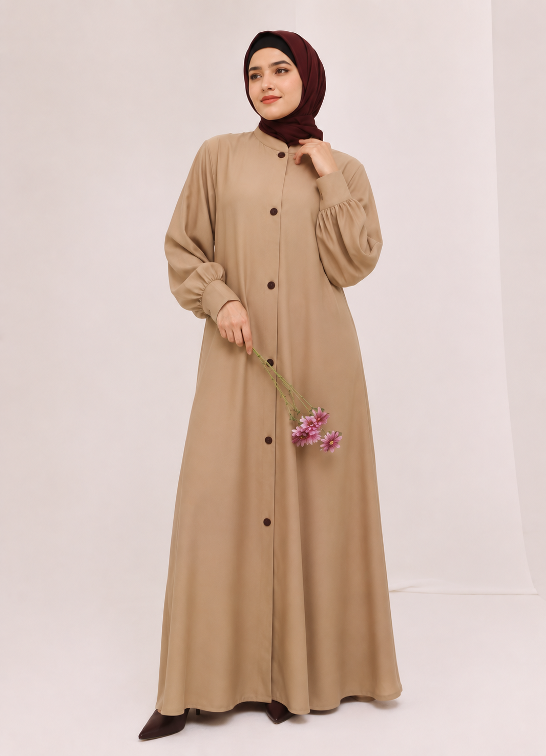 Desert Fawn Premium Sherwani Abaya