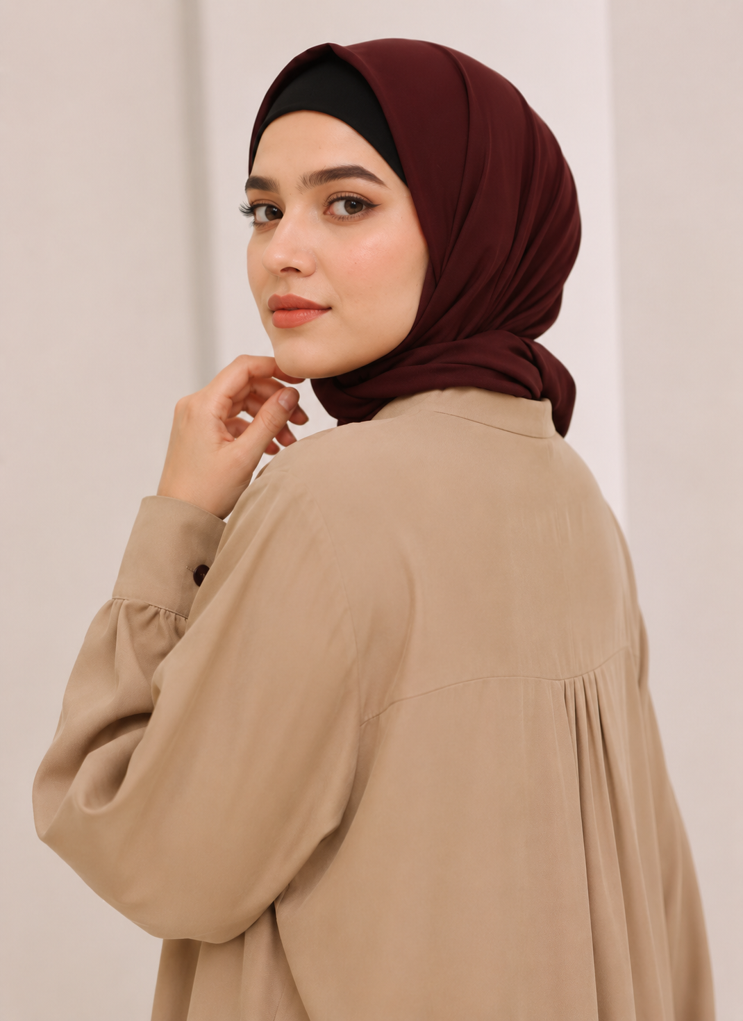 Desert Fawn Premium Sherwani Abaya