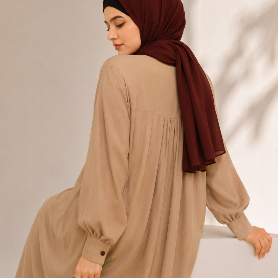 Desert Fawn Premium Sherwani Abaya