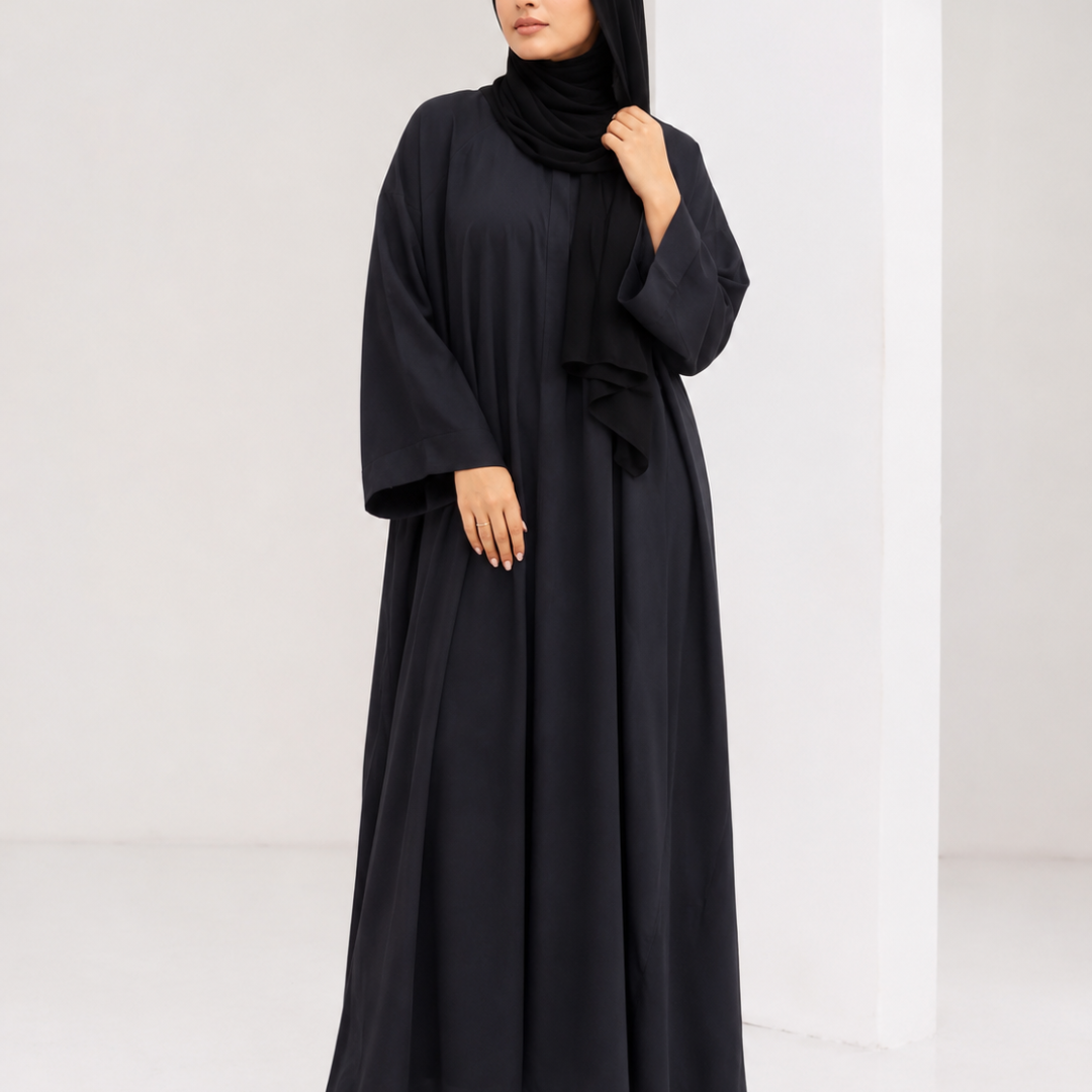 Black Georgette Abaya