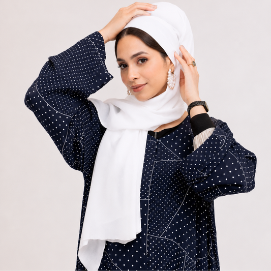 Navy Blue Premium Abaya