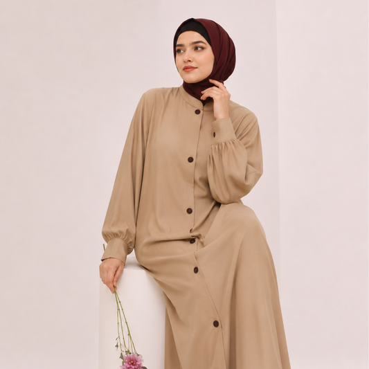 Desert Fawn Premium Sherwani Abaya